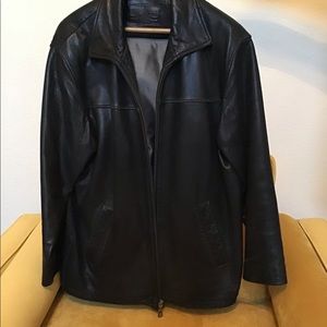 Men’s Lambskin Leather zipper coat